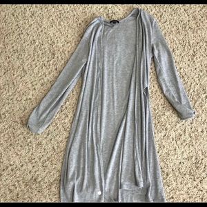 Grey cardigan